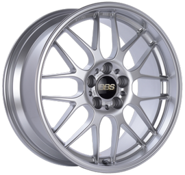 BBS RG-R 17x7.5 5x100 ET35 PFS Diamond Silver Wheel -82mm PFS/Clip Req