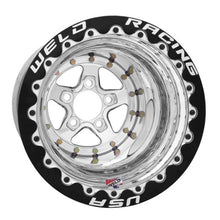 Load image into Gallery viewer, Weld Alumastar 2.0 15x16 / 5x4.5 BP / 4in. BS Polished Wheel - Polished Double Beadlock MT