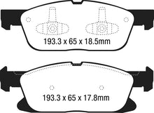 Load image into Gallery viewer, EBC 15+ Ford Edge 2.0 Turbo FWD Redstuff Front Brake Pads