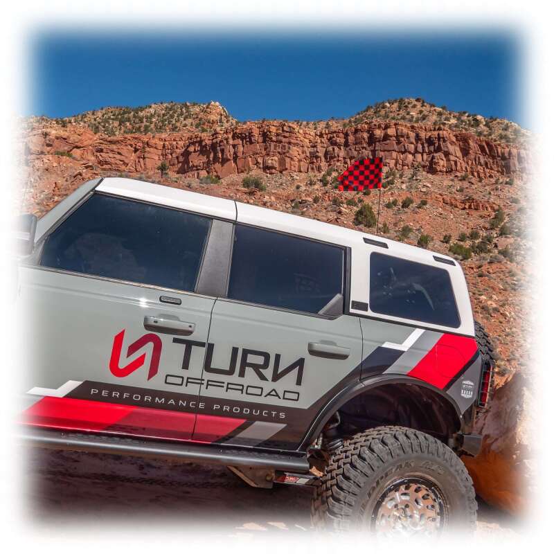 Turn Offroad 21-26 Ford Bronco Hard Top (4 Door) White/Black Foam Headliner/Wiper & Defrost