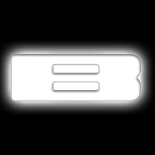 Load image into Gallery viewer, ORACLE Lighting Universal Illuminated LED Letter Badges - Matte White Surface Finish - B NO RETURNS