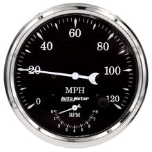 Load image into Gallery viewer, Auto Meter Old Tyme Black Tach/Speedo 5in. - 120mph &amp; 8k RPM