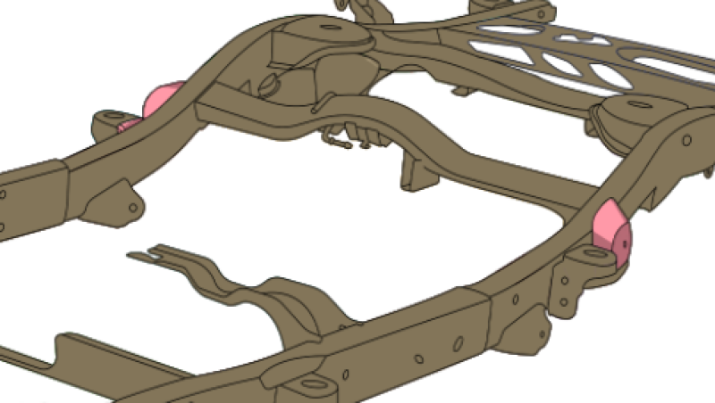 RustBuster 00-20 Chevy Tahoe/Suburban Upper Control Arm Mount - Right