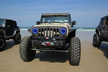 Load image into Gallery viewer, Oracle 07-17 Jeep Wrangler Surface Mount LED Headlight Halo Kit - Blue