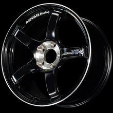 Load image into Gallery viewer, Advan TC-4 SE 17x8.0 / +38 Offset / 5-114.3 / 73mm Bore / Racing Gloss Black &amp; Diamond Cut