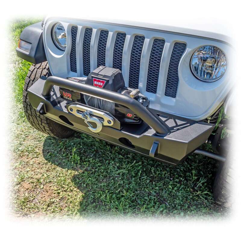 Turn Offroad 07-25 Jeep JK/JL/JT Front Bumper w/ Bolt-On Bull Bar & Skid Plate