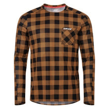 Load image into Gallery viewer, USWE Flannel Long Sleeve Lightweight Off-Road Jersey Bronze - XL