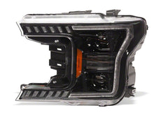 Load image into Gallery viewer, Raxiom 18-20 Ford F-150 LED Halo Surround Headlights with Amber DRL- Black Housing- Clear Lens