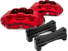Load image into Gallery viewer, GrimmSpeed 02-21 Subaru WRX/STI 4-Piston Brake Caliper Kit - Red (For 340mm Rotor)