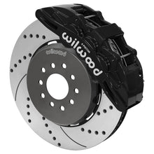 Load image into Gallery viewer, Wilwood Ford Mustang II Ford SX6R Front Brake Kit w/ 15.00in Drilled &amp; Slotted Rotor - Black
