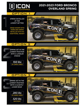 Load image into Gallery viewer, ICON 21-23 Bronco Sasquatch 2-3in List Stage 3 Suspension System - Billet (Heavy Rate)