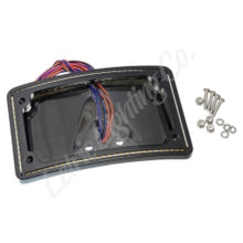 Load image into Gallery viewer, Letric Lighting 2014+ Sportster Perfect Plate Light Black Curved License Plate Frame