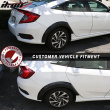 Load image into Gallery viewer, 2016-2021 Honda Civic Unpainted Rear Fender Flares Wheel Cover ABS
