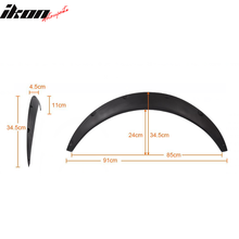 Load image into Gallery viewer, Ikon V2 Universal 50mm Front &amp; 70mm Wide Rear PU Fender Flares of 4
