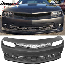 Load image into Gallery viewer, Fits 14-15 Chevrolet Camaro SS PP Front Bumper w/Foglight Upper Grille