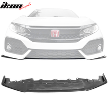Load image into Gallery viewer, 2016-2021 Honda Civic Si OE Style Unpainted Black Front Bumper Lip PP