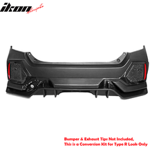 Load image into Gallery viewer, 2017-2021 Honda Civic HB TypeR Style Primer Front Bumper Conversion PP