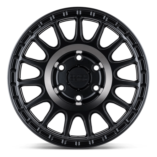 BRSND 18X8.5 5X5.0 SGL-BLK-MCH-DDT-RG -22MM