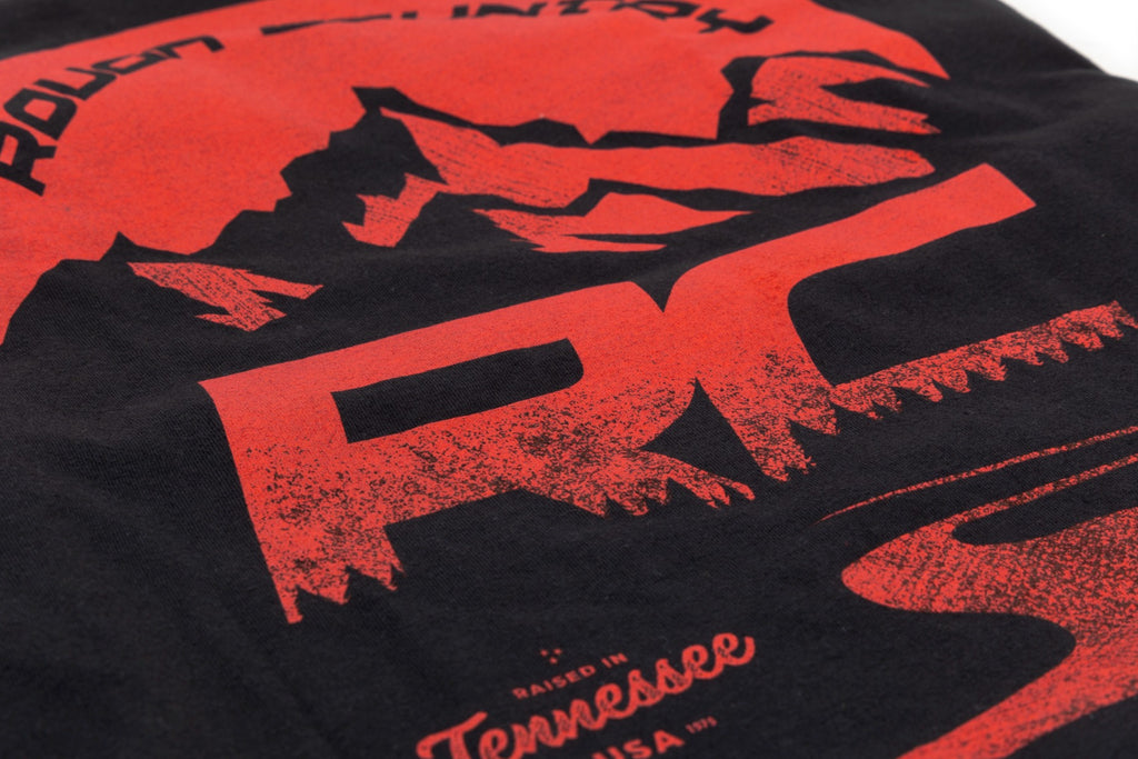 Rough Country T-Shirt | RC Mountains | Black | MD