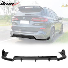 Load image into Gallery viewer, 2019-2025 BMW G05 X5 M Sport Gloss Black Rear Bumper Lip Diffuser ABS