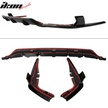 Load image into Gallery viewer, 2019-2024 BMW G07 X7 M Sport Gloss Black Rear Bumper Lip Diffuser ABS