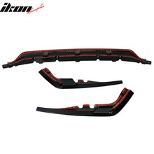 Load image into Gallery viewer, 2019-2024 BMW G07 X7 M Sport Gloss Black Rear Bumper Lip Diffuser ABS