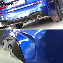 Load image into Gallery viewer, 2019-2022 BMW G20 3-Serie 330i Gloss Black Rear Bumper Lip Diffuser PP