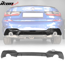Load image into Gallery viewer, 2019-2022 BMW 330i M Sport Dual Single Exhaust Rear Lip Diffuser PP