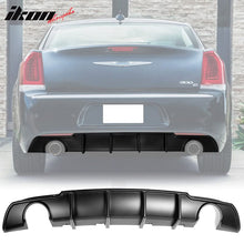 Load image into Gallery viewer, 2015-2024 Chrysler 300 4 Shark Fin Style Rear Diffuser Lip PP