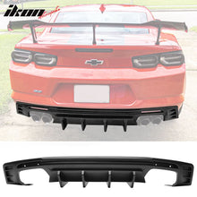 Load image into Gallery viewer, Rear Diffuser for 2016-2024 Chevy Camaro Rear Diffuser Ikon Style Lip