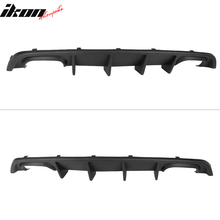 Load image into Gallery viewer, 2012-2014 Dodge Charger SRT8 Quad Exhaust Matte Black Rear Diffuser PP
