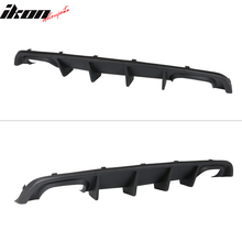 Load image into Gallery viewer, 2012-2014 Dodge Charger SRT8 Quad Exhaust Matte Black Rear Diffuser PP