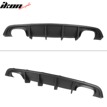 Load image into Gallery viewer, 2012-2014 Dodge Charger SRT8 Quad Exhaust Matte Black Rear Diffuser PP