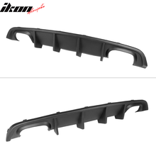 Load image into Gallery viewer, 2012-2014 Dodge Charger SRT8 Quad Exhaust Matte Black Rear Diffuser PP