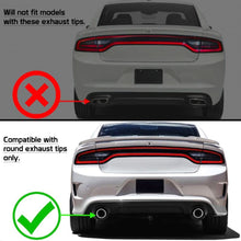 Load image into Gallery viewer, 2015-2024 Dodge Charger SRT V2 Rear Diffuser with Reflective Tape PP