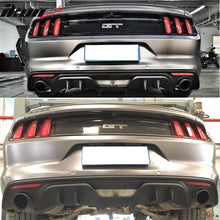 Load image into Gallery viewer, Fits 15-17 Mustang Premium Rear Bumper &amp; R Spec 3 Pc Rear Diffuser