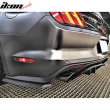 Load image into Gallery viewer, Fits 15-17 Mustang Premium Rear Bumper &amp; R Spec 3 Pc Rear Diffuser