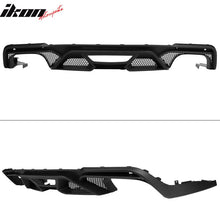 Load image into Gallery viewer, 2018-2024 Ford Mustang GT500 Style Unpainted Rear Bumper Diffuser PP