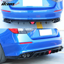 Load image into Gallery viewer, 2022-2023 Honda Civic Sedan 4-Door Rear Bumper Diffuser Lip 3PC PP