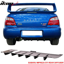 Load image into Gallery viewer, 2002-2003 Subaru Impreza WRX STI HT Style Rear Bumper Diffuser ABS