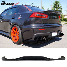 Load image into Gallery viewer, Universal Fitment VTX Style Unpainted Black Rear Bumper Diffuser FRP