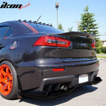 Load image into Gallery viewer, Universal Fitment VTX Style Unpainted Black Rear Bumper Diffuser FRP