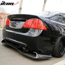 Load image into Gallery viewer, Universal Fitment VTX Style Unpainted Black Rear Bumper Diffuser FRP
