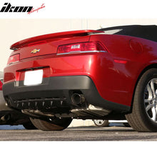 Load image into Gallery viewer, 2014-2015 Chevy Camaro V6 7 Fins Gloss Black Rear Bumper Diffuser ABS