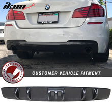 Load image into Gallery viewer, Universal V5 Style Rear Diffuser Shark Fin Kit Unpainted Black ABS