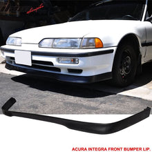 Load image into Gallery viewer, 1990-1991 Acura Integra T-R Style Unpainted Black Front Bumper Lip PU