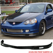 Load image into Gallery viewer, 2002-2004 Acura RSX DC5 SP Style Unpainted Black Front Bumper Lip PU