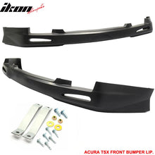 Load image into Gallery viewer, 2004-2005 Acura TSX 4DR JDM Style Unpainted Black Front Bumper Lip PU