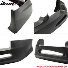 Load image into Gallery viewer, 2004-2005 Acura TSX 4DR JDM Style Unpainted Black Front Bumper Lip PU