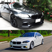 Load image into Gallery viewer, 2011-2016 BMW F10 528i 550i 535i Msport Matte Black Front Lip Spoiler